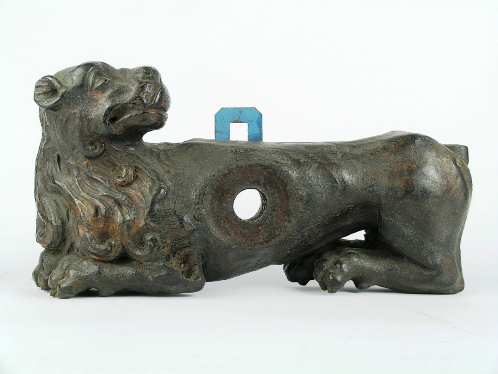 Löwe mit zurückgewendetem Kopf (Historisches Museum der Pfalz, Speyer CC BY)