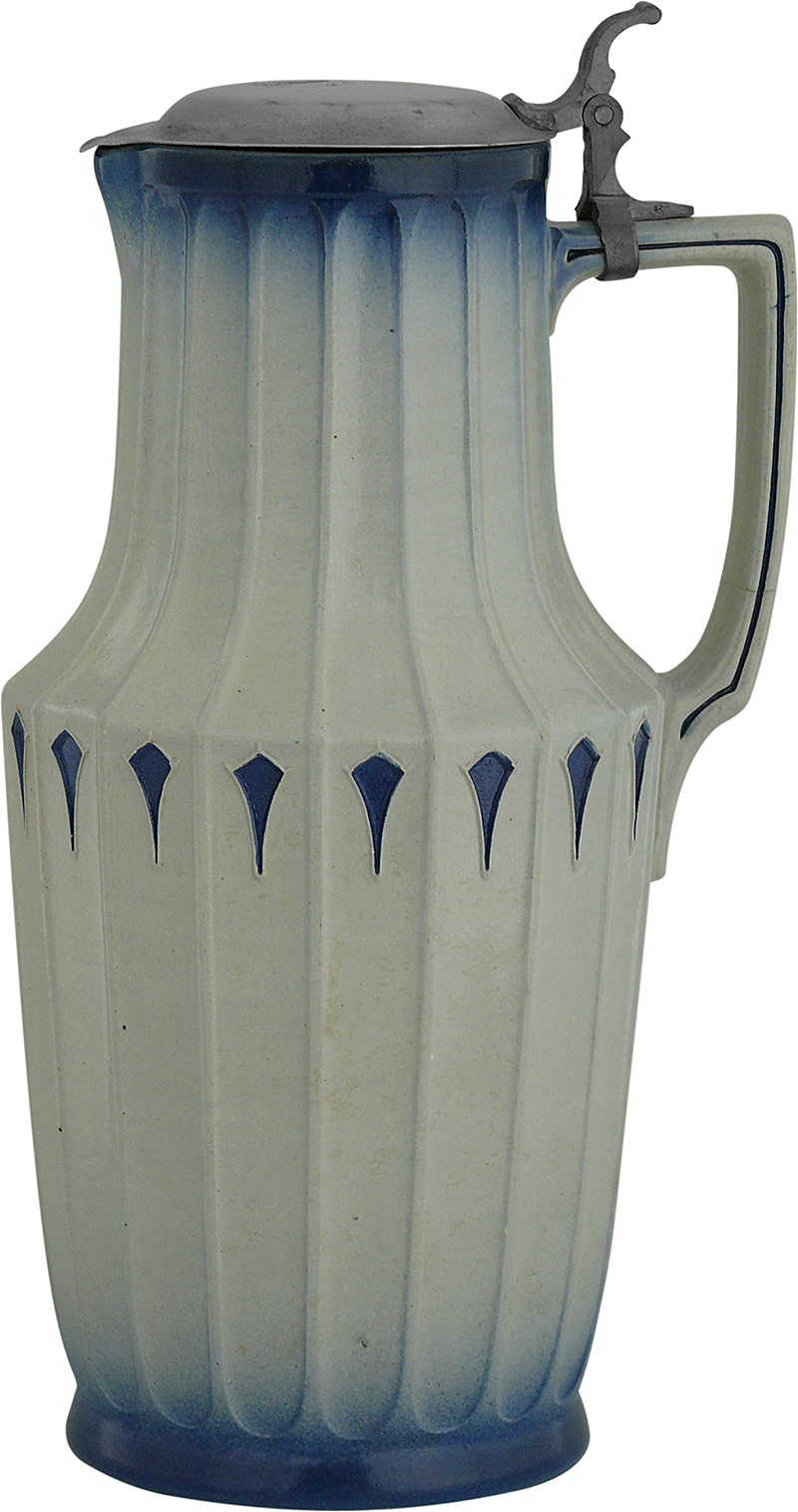 Kanne mit Metalldeckel (Keramikmuseum Westerwald CC BY-NC-SA)