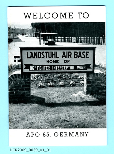 Informationsschrift, Welcome to Landstuhl Air Base, Home of 86th Fighter Interceptor Wing (dc-r docu center ramstein RR-F)
