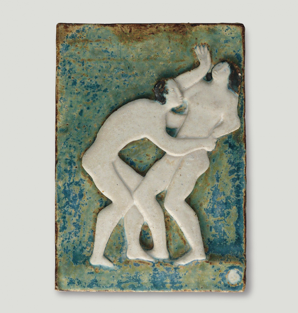 Drei Tanzpaare (Keramikmuseum Westerwald CC BY-NC-SA)