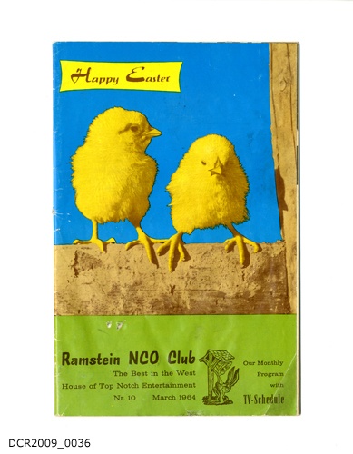 Programmheft, Ramstein NCO Club, The Best in the West, House of Top Notch Entertainment, March 1964, Nr. 10 (dc-r docu center ramstein RR-F)