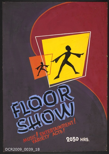 Veranstaltungsplakat, Floor Show (dc-r docu center ramstein CC BY-NC-SA)