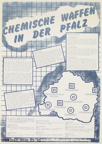 Plakat, Chemische Waffen in der Pfalz (dc-r docu center ramstein CC BY-NC-SA)
