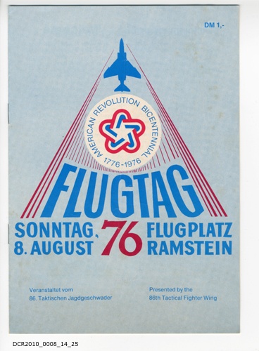 Programmheft, Flugtag 76, Flugplatz Ramstein (dc-r docu center ramstein CC BY-NC-SA)