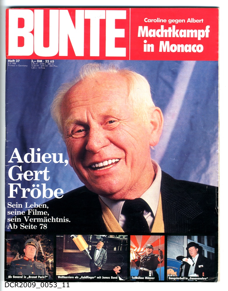 Magazin, Bunte, Heft 37, 8.9.1988 (dc-r docu center ramstein RR-F)
