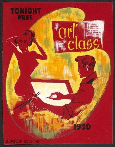 Plakat, Veranstaltungsplakat, Art Class (dc-r docu center ramstein RR-F)
