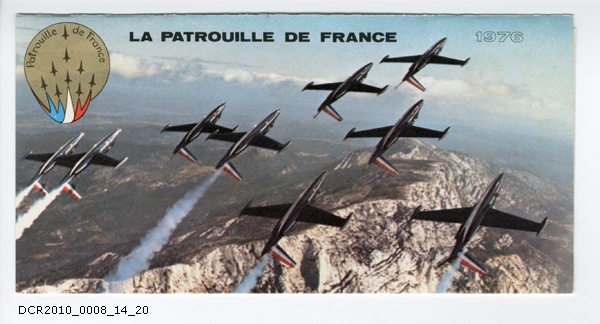 Informationsblatt, La Patrouille de France (dc-r docu center ramstein RR-F)