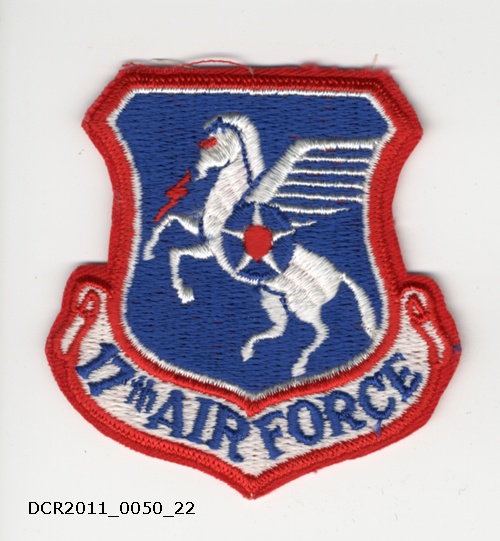 Verbandsabzeichen 17th Air Force, full colour (dc-r docu center ramstein CC BY-NC-SA)