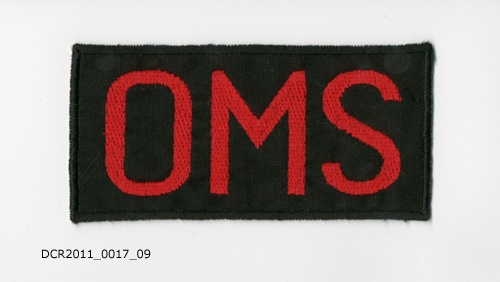 Verbandsabzeichen für die Kappe, OMS, Operational Maintenance Squadron (dc-r docu center ramstein CC BY-NC-SA)