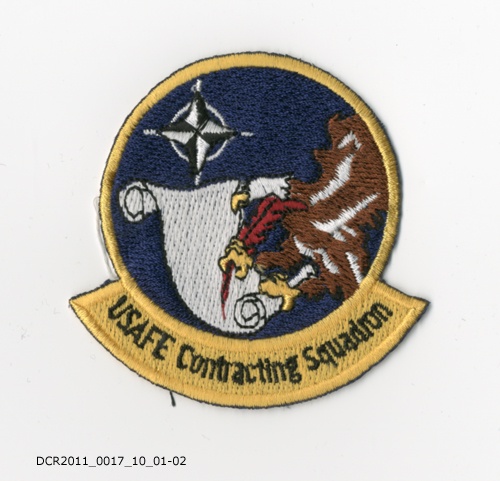 Verbandsabzeichen USAFE Contracting Squadron (dc-r docu center ramstein CC BY-NC-SA)