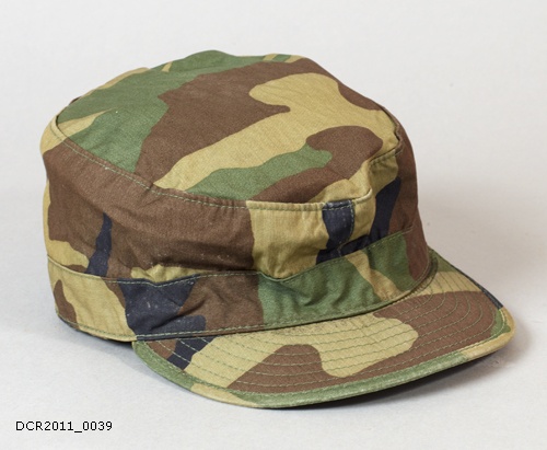 Schirmmütze, BDU, Battle Dress Uniform, Woodland Camouflage (dc-r docu center ramstein CC BY-NC-SA)