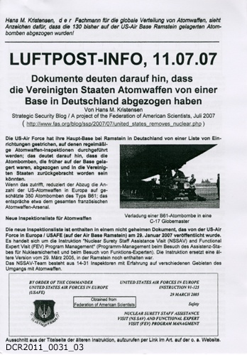 Luftpost-Info 11.07.2007 (dc-r docu center ramstein CC BY-NC-SA)