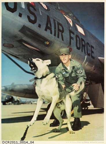 Plakat, U.S. Air Force Photo, On Guard - Intruders Beware (dc-r docu center ramstein RR-F)