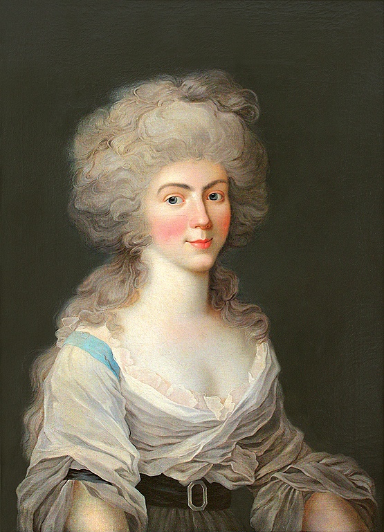 Portrait der Pfalzgräfin Auguste Wilhelmine von Pfalz-Zweibrücken (1765-1796) (Stadtmuseum Zweibrücken CC BY-NC-SA)