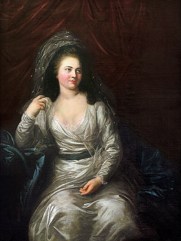 Großportrait Friederike Luise Auguste von Hofenfels, geb. Freiin von Closen auf Haydenburg (1764-1820) (Stadtmuseum Zweibrücken CC BY-NC-SA)
