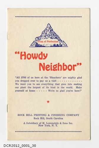 Informationsschrift Howdy Neighbor (dc-r docu center ramstein CC BY-NC-SA)