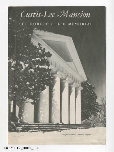 Informationsschrift Custis-Lee Mansion The Robert E. Lee Memorial (dc-r docu center ramstein CC BY-NC-SA)