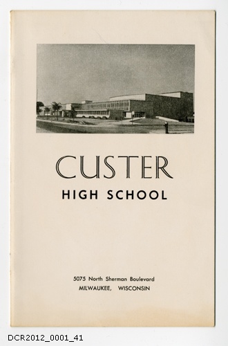 Informationsschrift Custer High School (dc-r docu center ramstein CC BY-NC-SA)