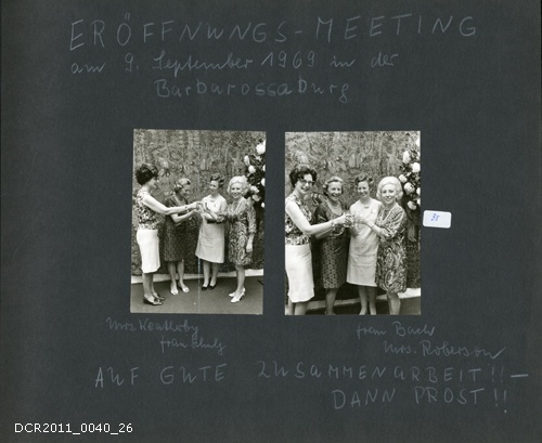 Album, Erinnerungsalbum, Deutsch-Amerikanischer Frauenclub (dc-r docu center ramstein RR-F)