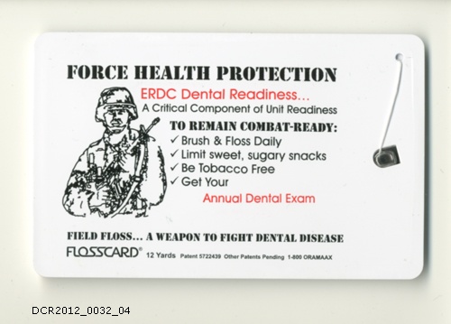 Zahnseide, Force Health Protection (dc-r docu center ramstein CC BY-NC-SA)