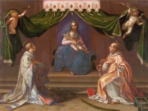 Madonna mit dem heiligen Stephanus und dem heiligen Laurentius (Mittelrhein-Museum Koblenz CC BY-NC-SA)
