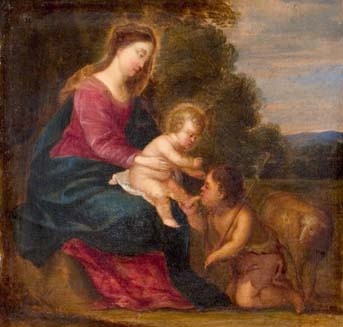 Maria mit dem Kind und dem Johannesknaben (Mittelrhein-Museum Koblenz CC BY-NC-SA)
