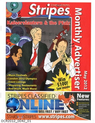Monatszeitschrift, Stripes May 2012 (dc-r docu center ramstein RR-F)