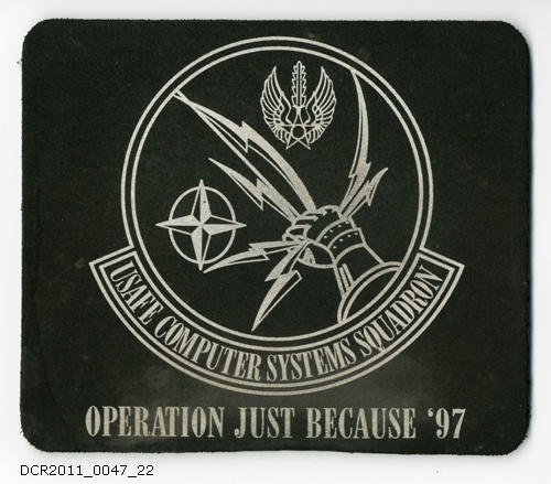 Mousepad Operation Just Because (dc-r docu center ramstein CC BY-NC-SA)