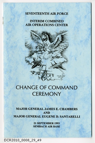 Programm, Change of Command Ceremony (dc-r docu center ramstein CC BY-NC-SA)