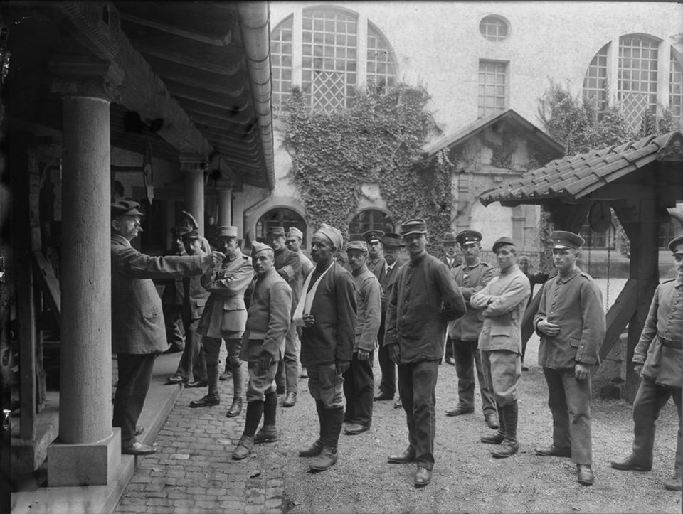 Französische Gefangene 1917 (Historisches Museum der Pfalz, Speyer CC BY)
