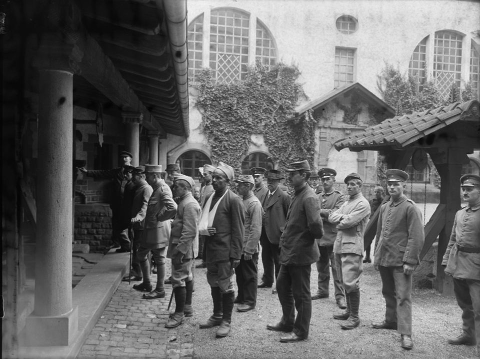 Französische Gefangene 1917 (Historisches Museum der Pfalz, Speyer CC BY)