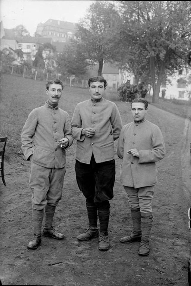 3 Französische Soldaten Pirmasens (Historisches Museum der Pfalz, Speyer CC BY)