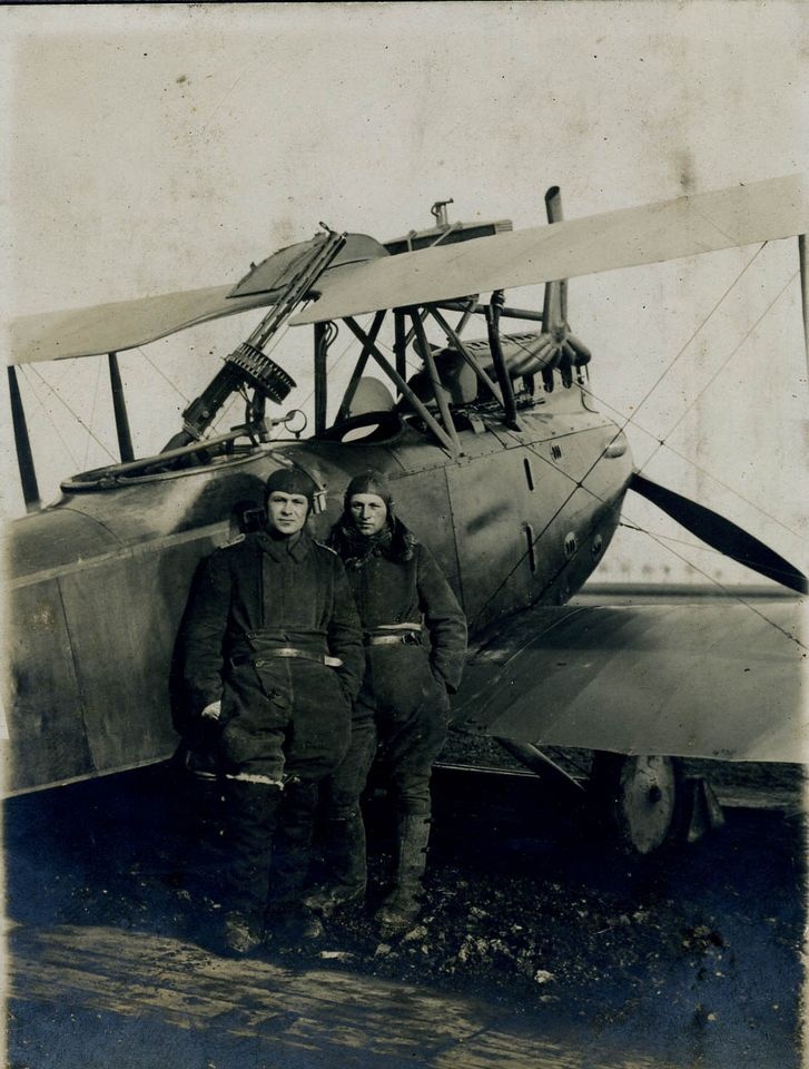 Piloten und Doppeldecker (Historisches Museum der Pfalz, Speyer CC BY)