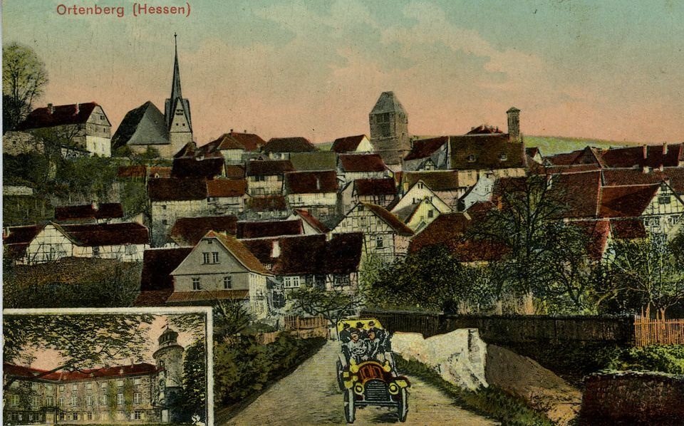 Kolorierte Postkarte (Historisches Museum der Pfalz, Speyer CC BY)