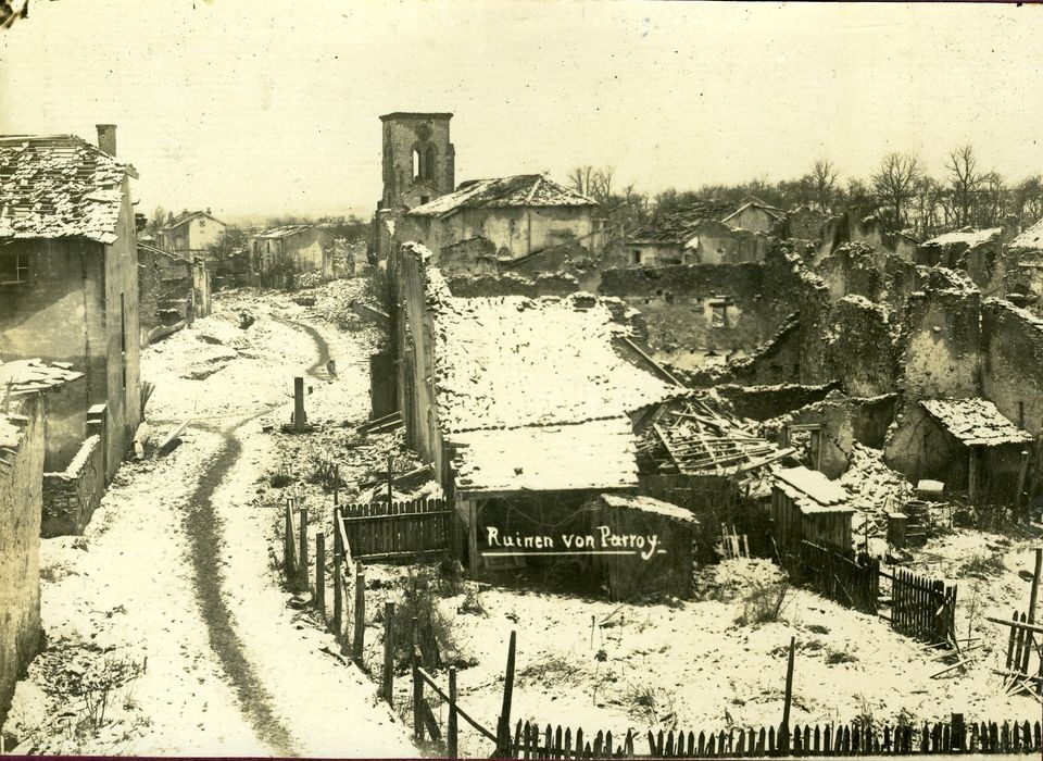 Ruinen im Schnee (Historisches Museum der Pfalz, Speyer CC BY)