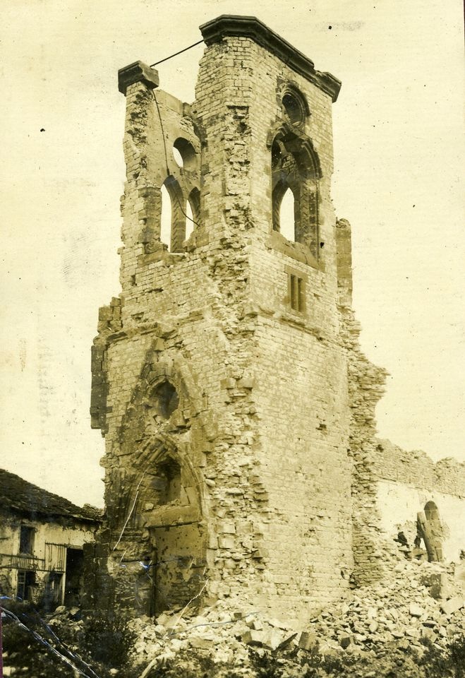 Ruine eines Kirchenturms (Historisches Museum der Pfalz, Speyer CC BY)