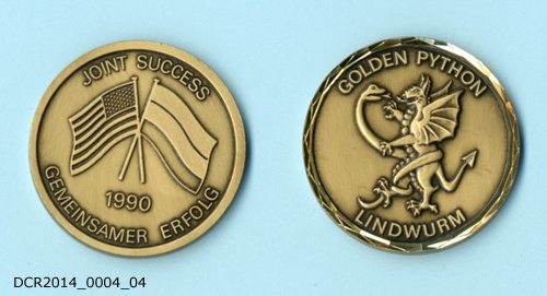 Gedenkmünze, Golden Python Lindwurm (dc-r docu center ramstein CC BY-NC-SA)