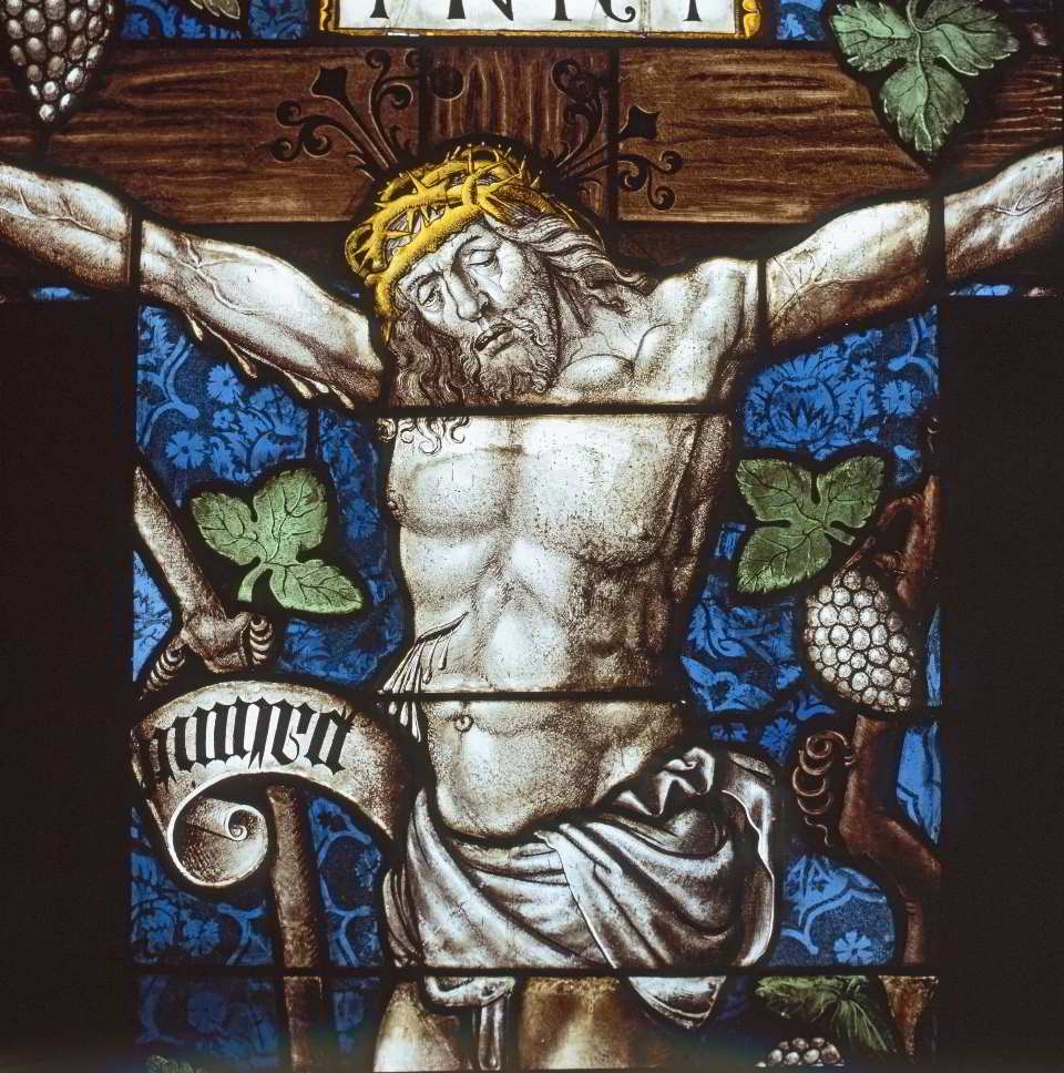 Gekreuzigter Christus mit Weinreben (Rheinisches Landesmuseum Trier CC BY-NC-SA)
