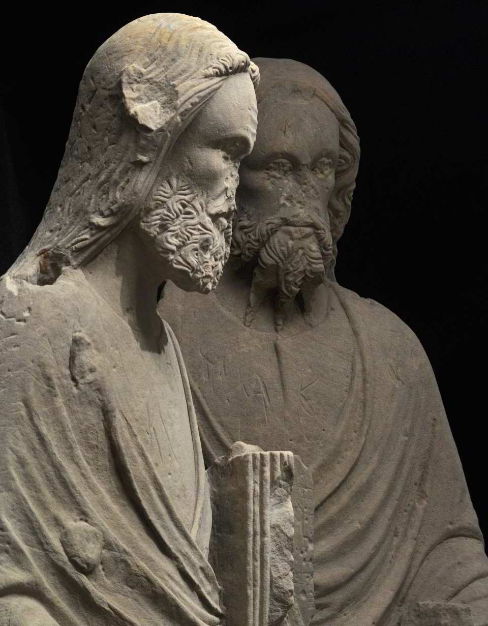 Zwei Apostelstatuen (Rheinisches Landesmuseum Trier CC BY-NC-SA)