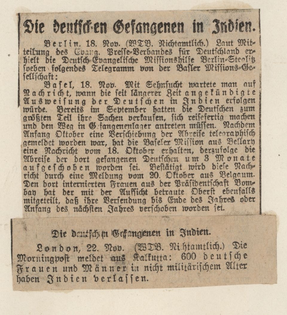 2 Zeitungsausschnitte (Historisches Museum der Pfalz, Speyer CC BY)