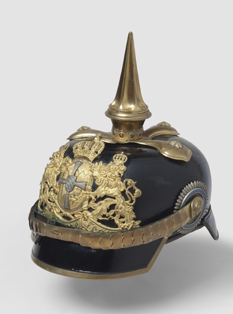 Helm für Reseveoffiziere der bayerischen Cheveaulegers-Regimenter, M1886 (Historisches Museum der Pfalz, Speyer CC BY)