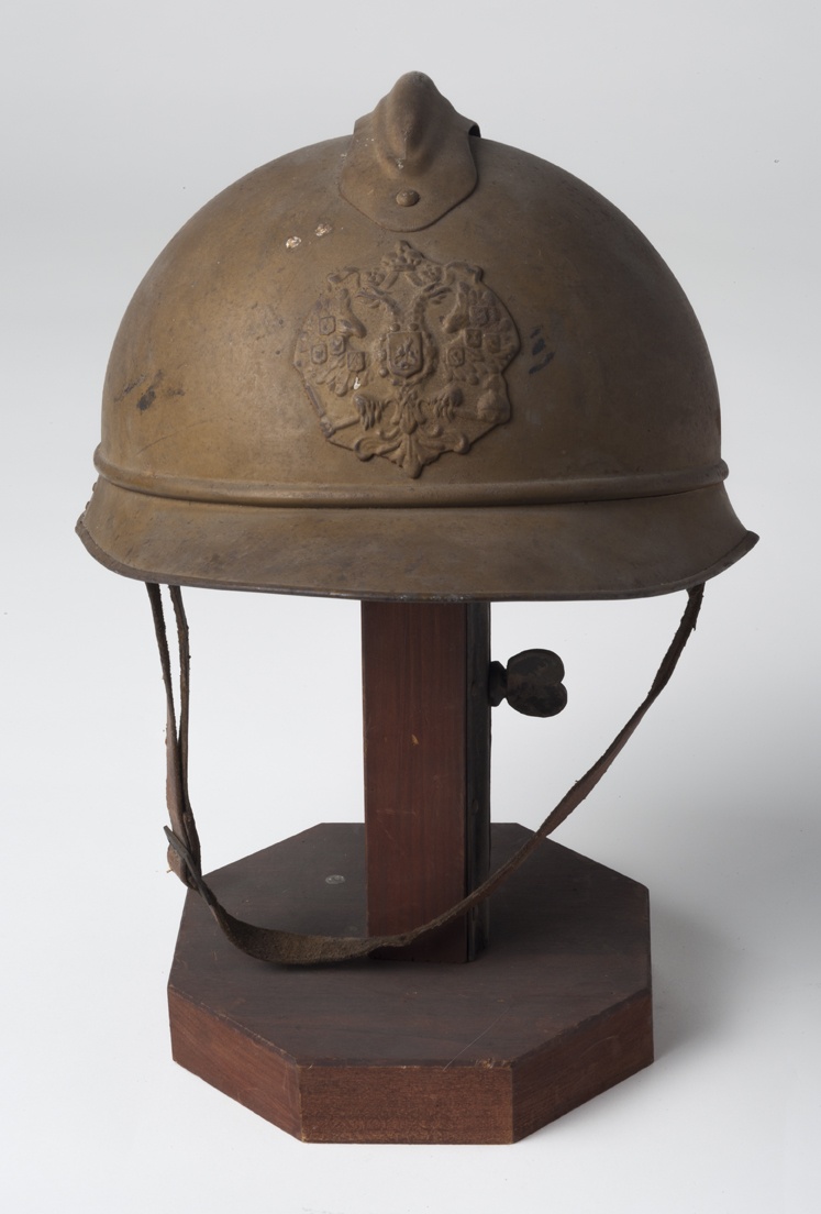 Helm der französischen Armee, Modell 1915 (Historisches Museum der Pfalz, Speyer CC BY)