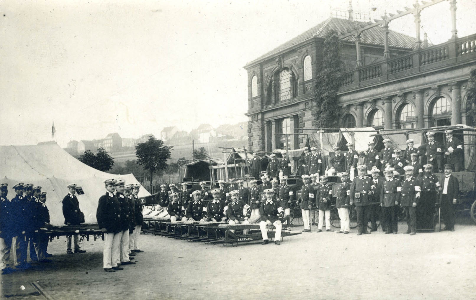 Sanitätskolonne Pirmasens 1914 (Historisches Museum der Pfalz, Speyer CC BY)