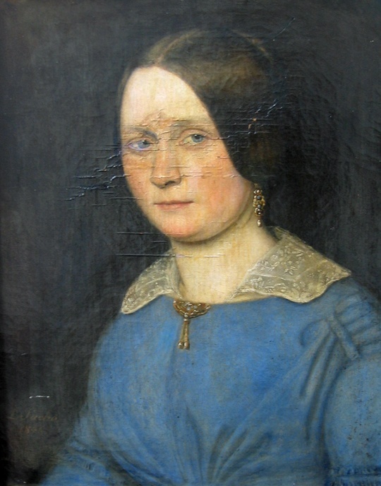 Porträt der Elisabeth Zimmer, geb. Kürten (Stadtmuseum Simeonstift Trier CC BY-NC-ND)