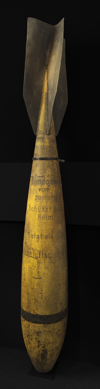 Französische Fliegerbombe (Historisches Museum der Pfalz, Speyer CC BY)