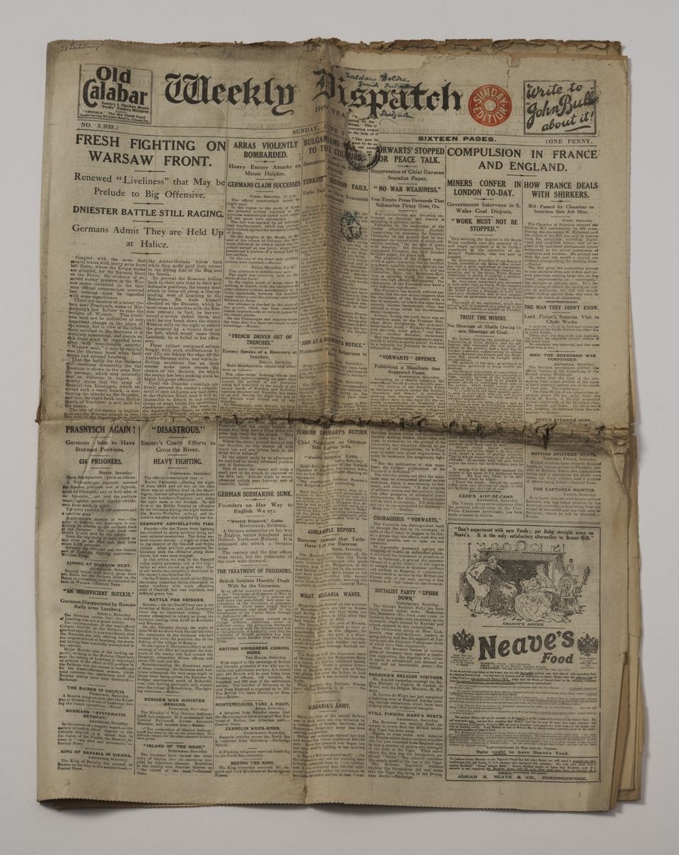 Weekly Dispatch (Historisches Museum der Pfalz, Speyer CC BY)