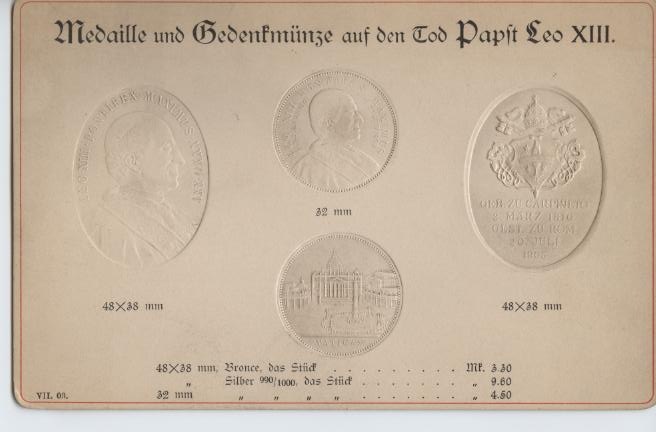 Gedenkmünzen-Karte (Historisches Museum der Pfalz, Speyer CC BY)