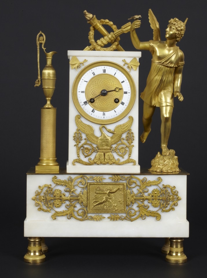 Pendule mit der allegorischen Darstellung der Liebe (Stadtmuseum Simeonstift Trier CC BY-NC-ND)