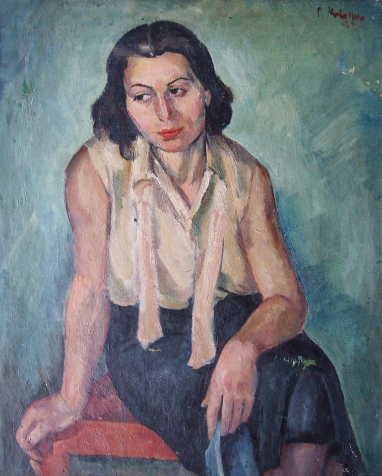 Junge Frau mit beiger Bluse (Stadtmuseum Simeonstift Trier RR-R)