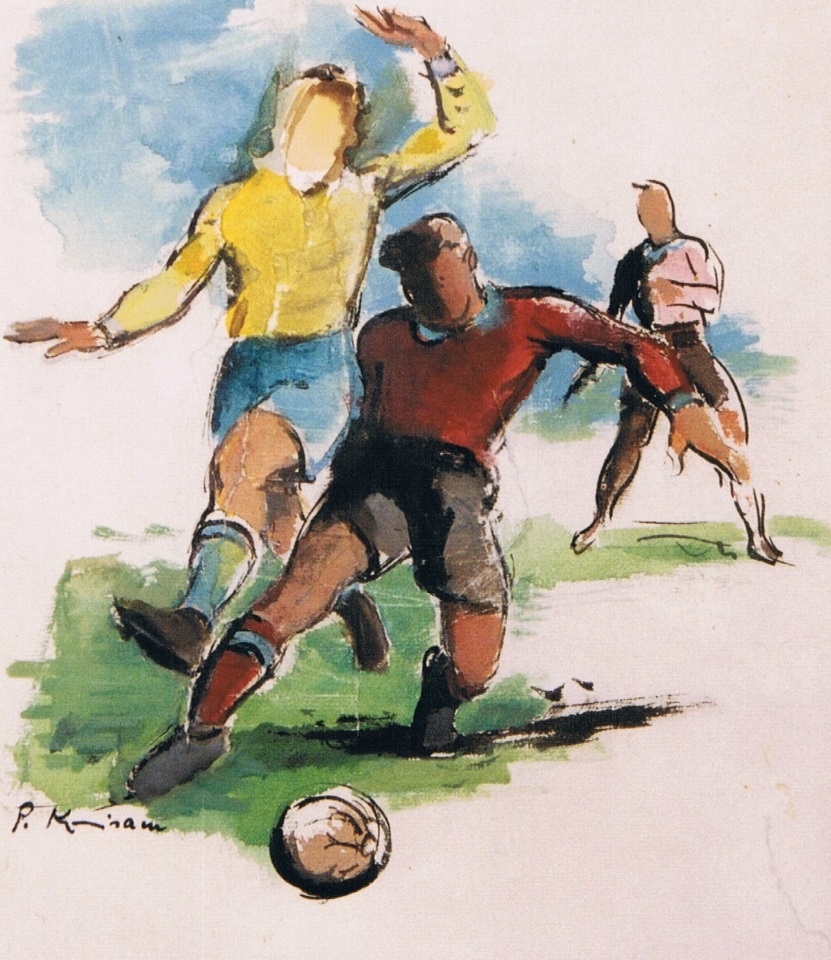 Die Fußballspieler (Stadtmuseum Simeonstift Trier RR-R)